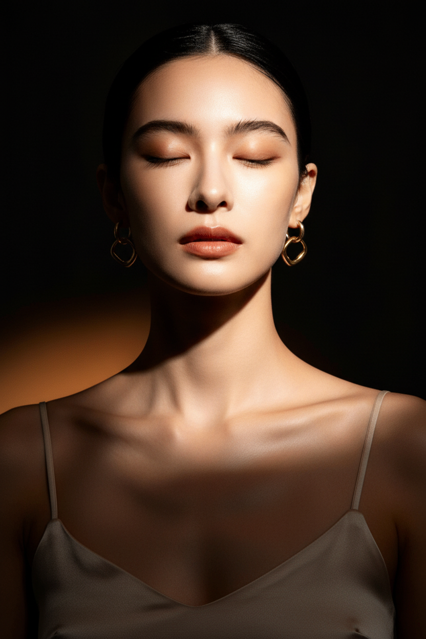 Double Hoop Square Drop Earrings